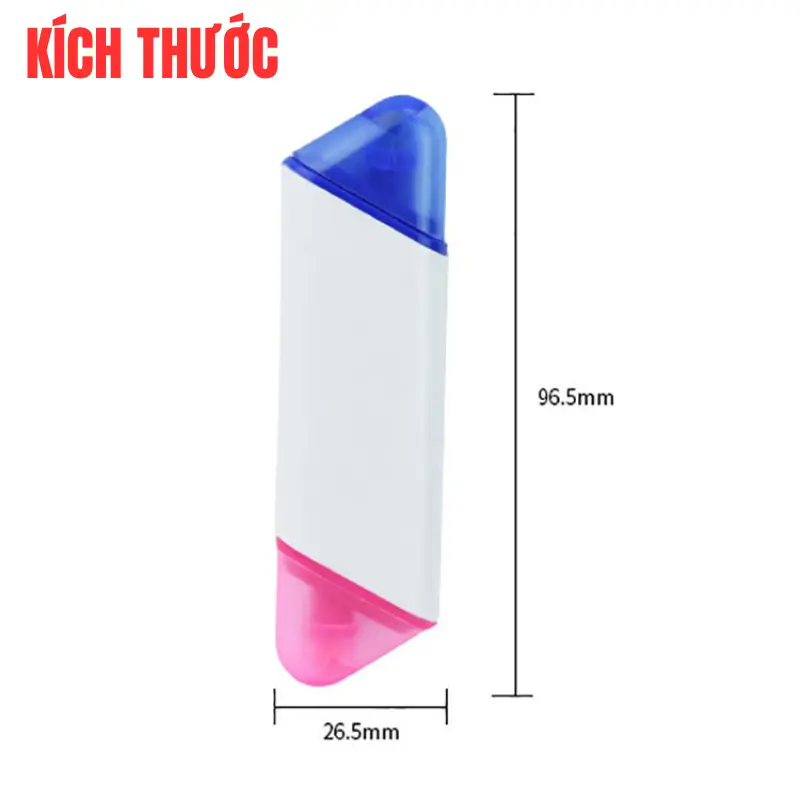 kích thước bút dạ quang