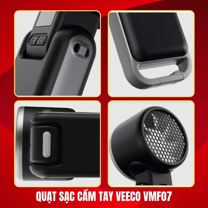 quạt sạc cầm tay veeco quà tặng