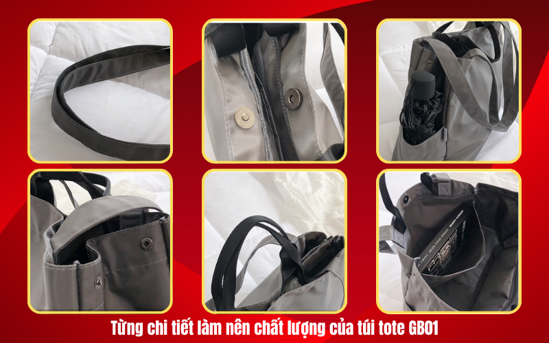 túi tote in logo thương hiệu